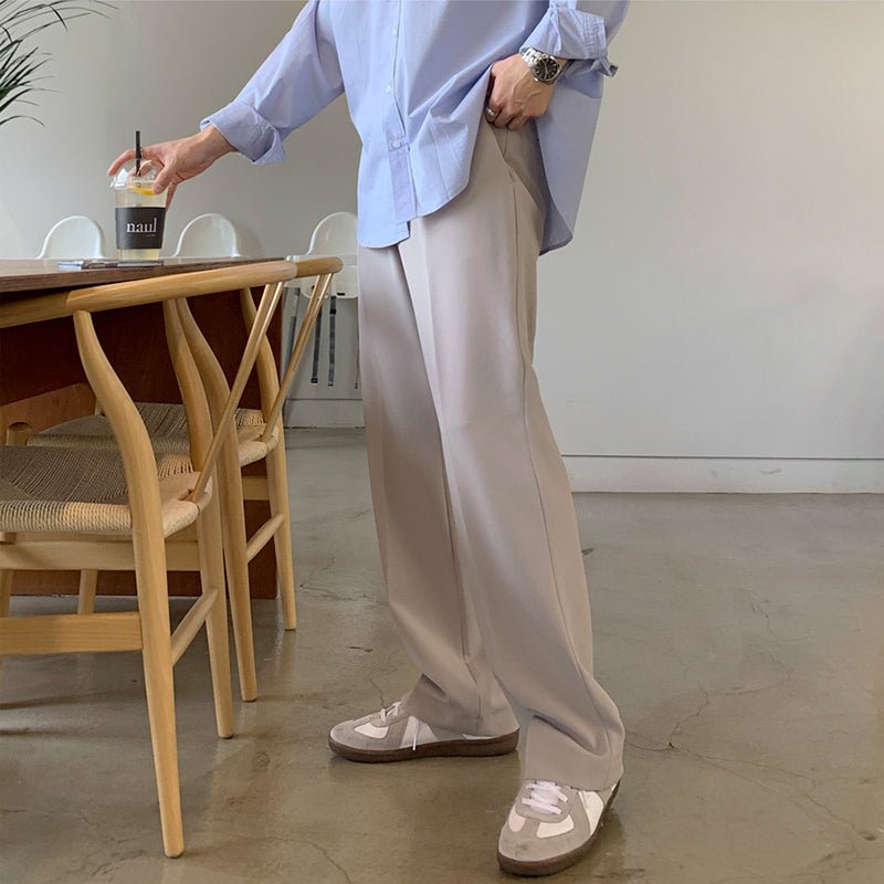 Straight loose pants