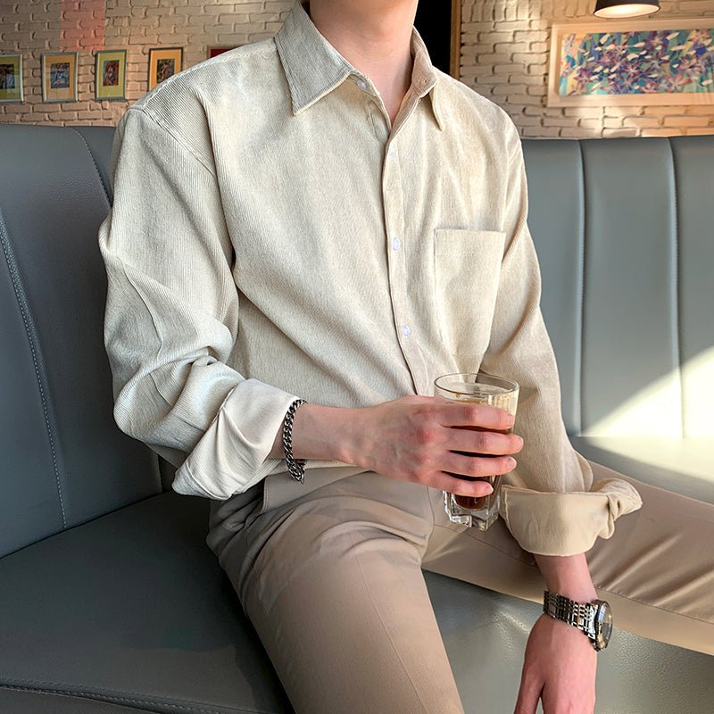 Corduroy Long Sleeve Shirt