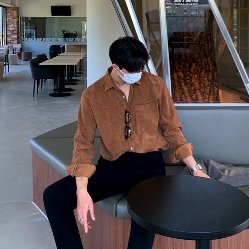 Corduroy Long Sleeve Shirt