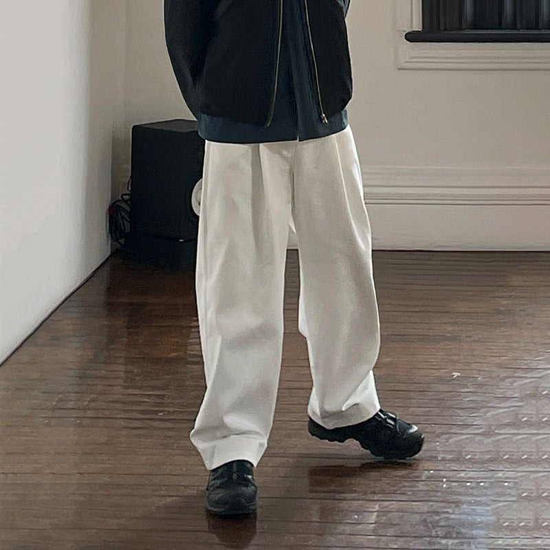 Wide straight pants