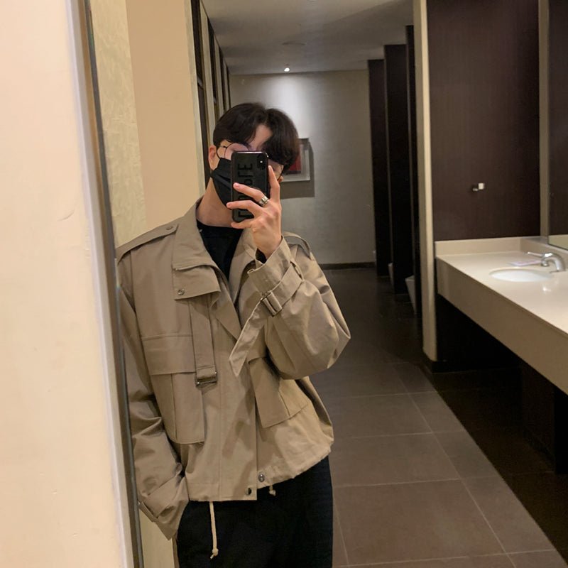 Short zipper jacket