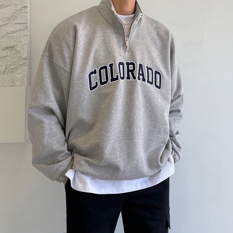 half zip sweater shirt