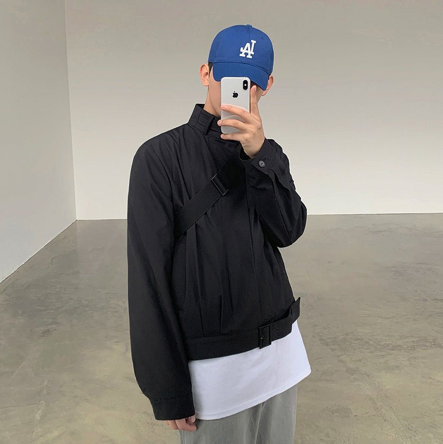 standing collar short jacket