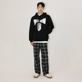 Casual print hoodie