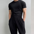 Stretch simple T -shirt