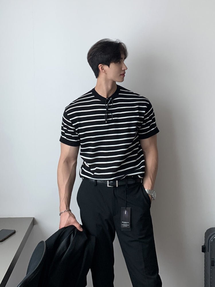 Basic border T-shirt