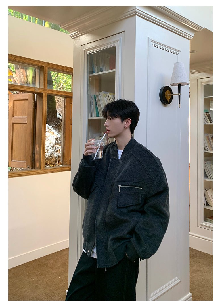 Blouson cotton jacket