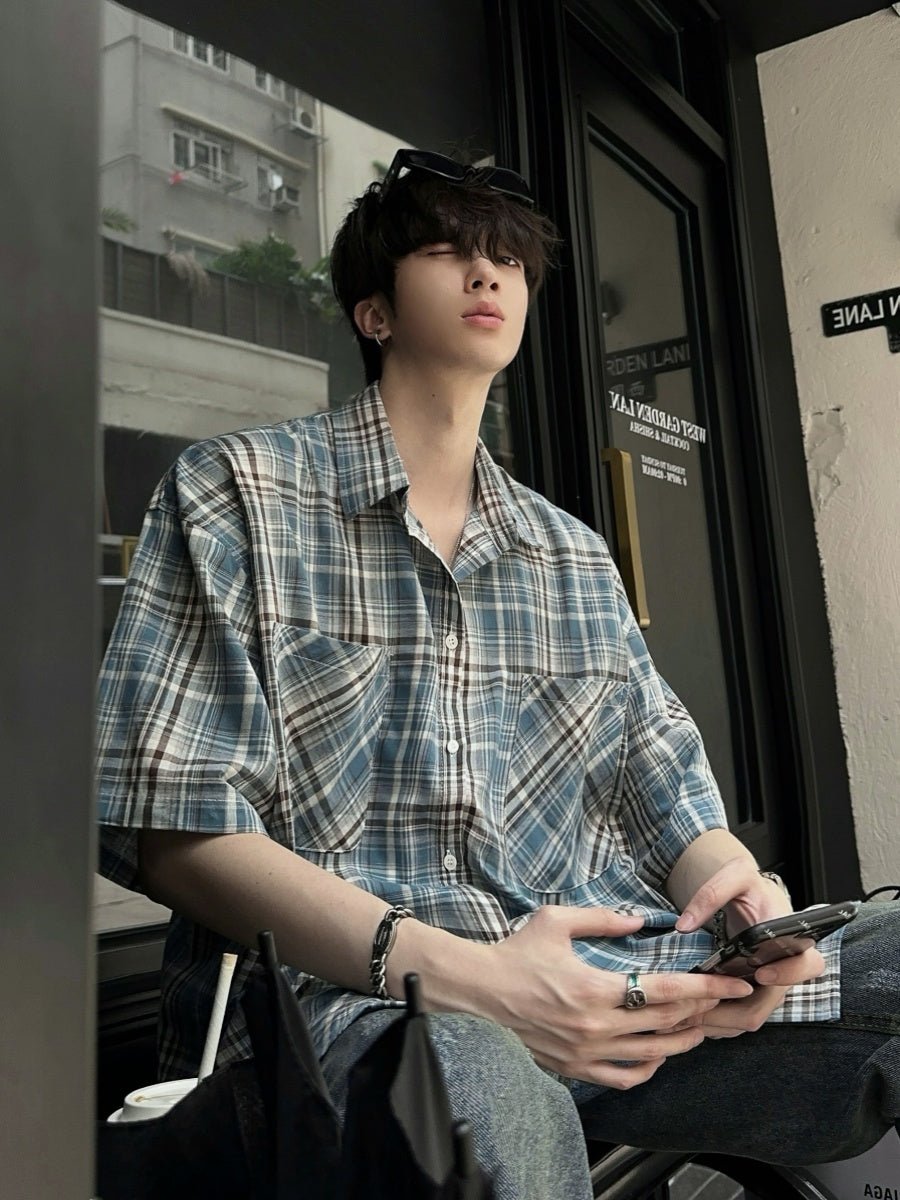 Casual plaid shirt