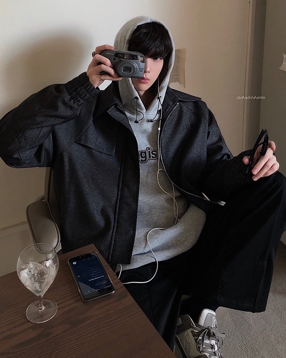 Casual zipper jacket