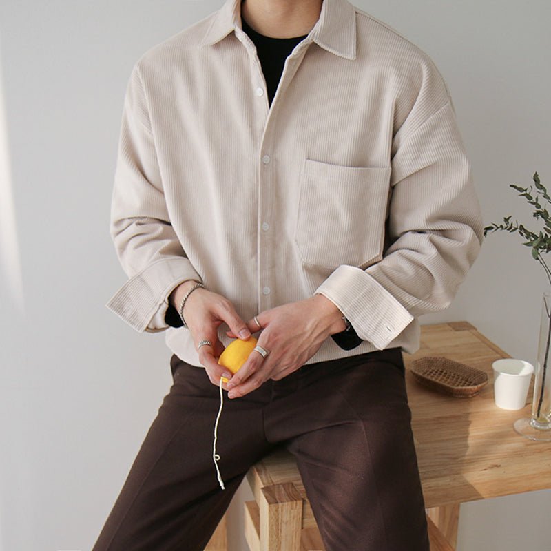Corduroy Long Sleeve Shirt