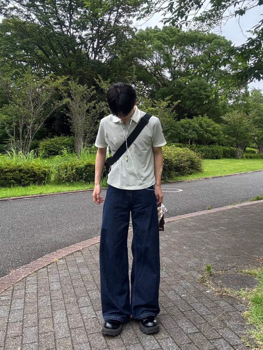 ワイドレッグクラシックカラーデニム EN002