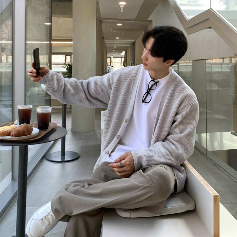 Knit cardigan