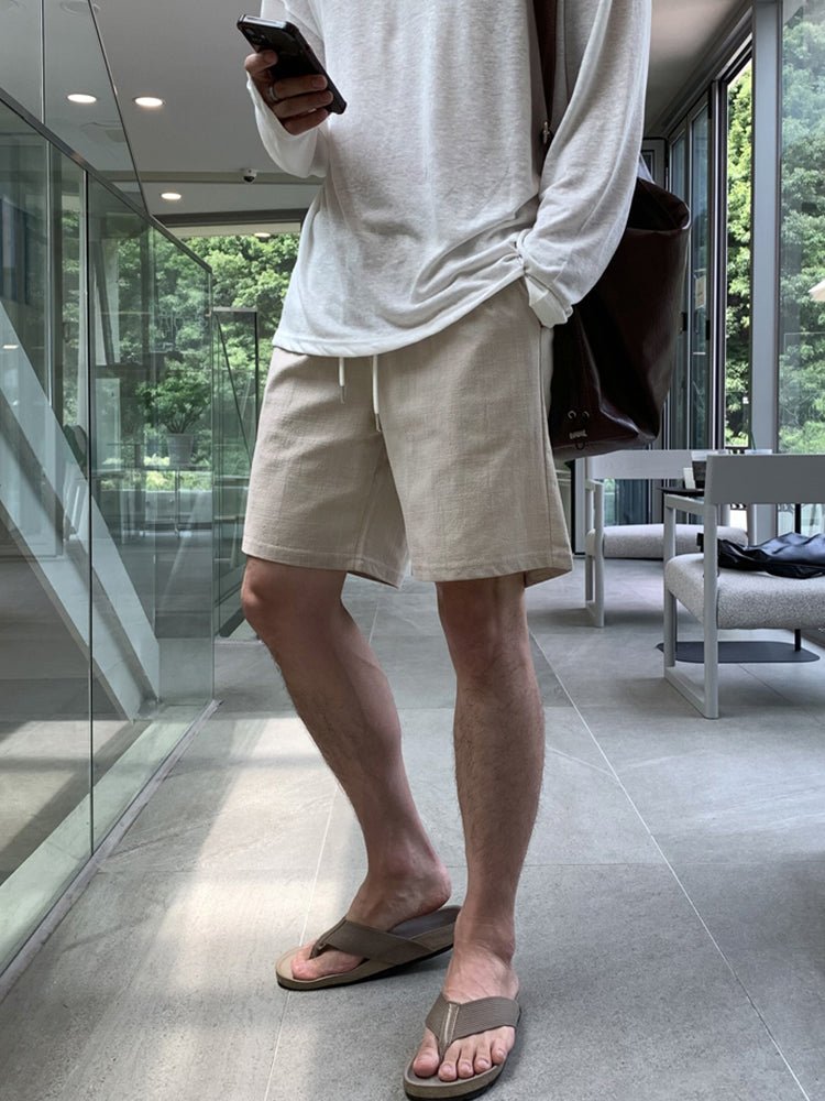 Linen shorts