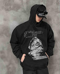 Logo print hoodie