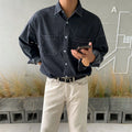 Long sleeve denim shirt