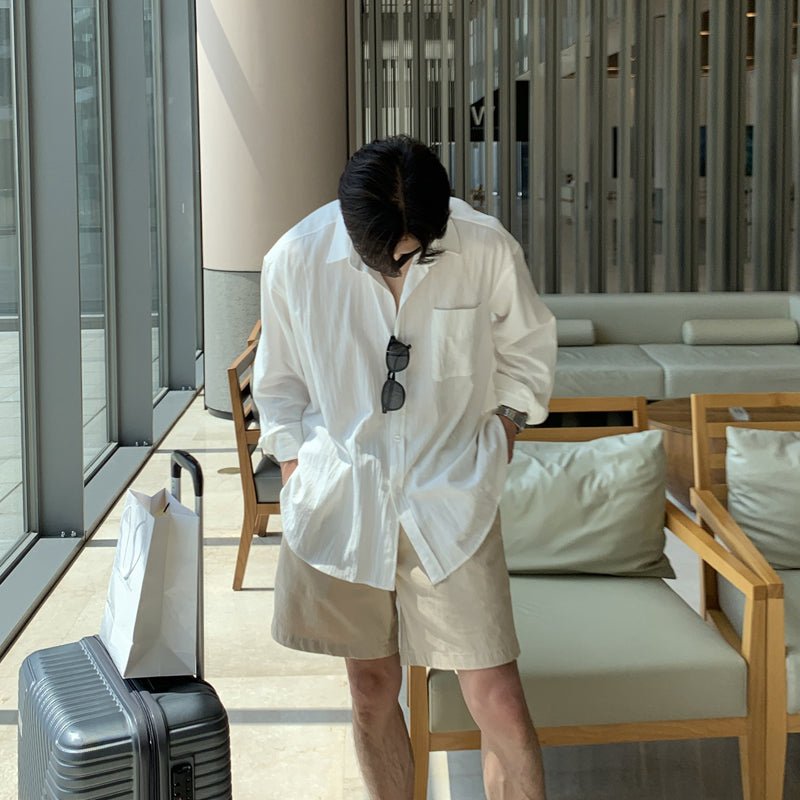 Long sleeve white shirt