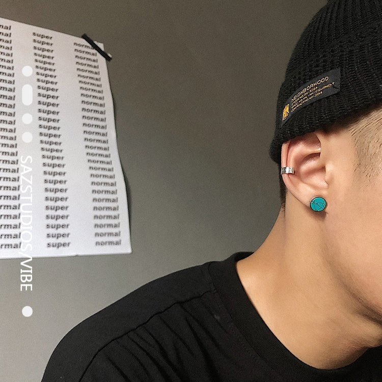 Marble earring