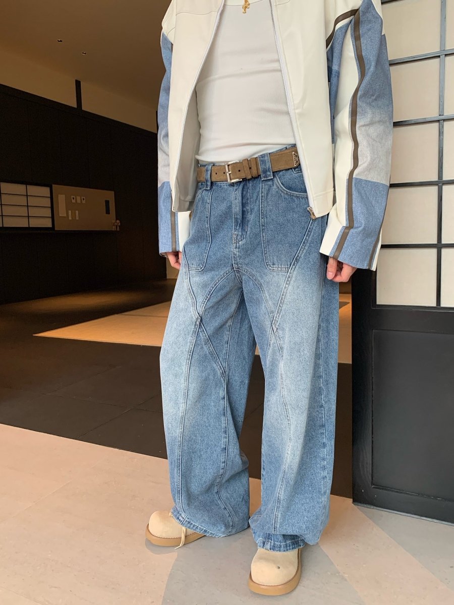 ヴェルシードワイドシームデニムパンツ