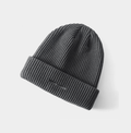 ブラックボリュームニットビーニー　OR4900