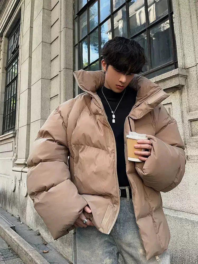 Stand collar down jacket