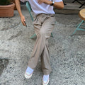 Straight wide leg pants