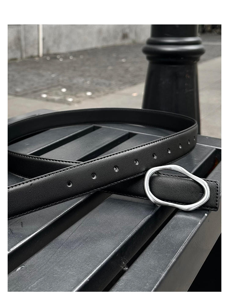 Stylish leather belt