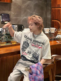 ハンバーガープリントTシャツ メンズ｜Hamburger Print TEE